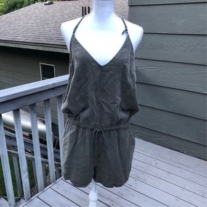 Chic Army Green Blank NYC Romper!! NWT!!